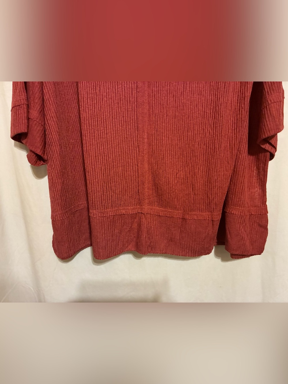 Umgee Oversized Ribbed Shirt - Picture 3 of 8